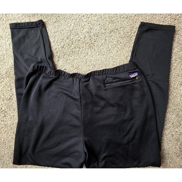 Patagonia Joggers Size XXL Black Textured Knit Elastic Waistband Pockets Outdoor - Picture 7 of 12
